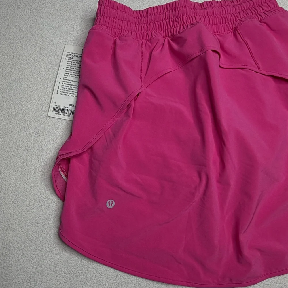 ✨NWT•Lululemon Hotty Hot High-Rise Skirt *Long•Sonic Pink💞